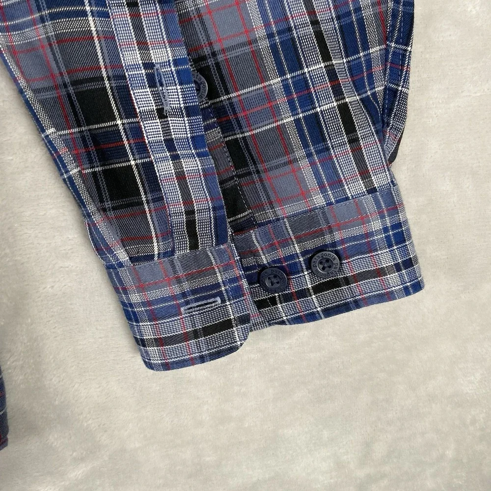 Patagonia Shirt men's Large Button Up Organic Cotton Long Sleeve Plaid Purple